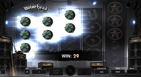 Motorhead slot free spins