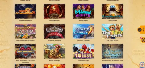 Orientxpress casino games
