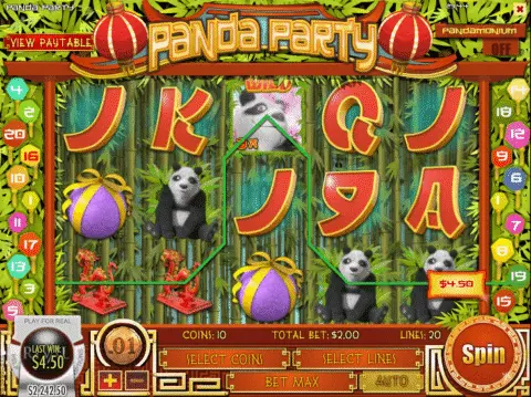 Panda Party slot free spins