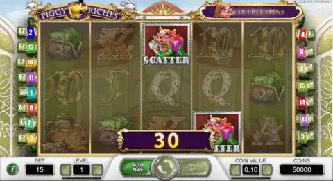 Piggy Riches slot free spins