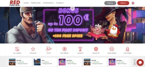 Red PingWin casino free spins