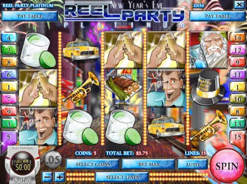 Reel Party Platinum slot free spins