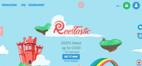 Reeltastic Casino free spins