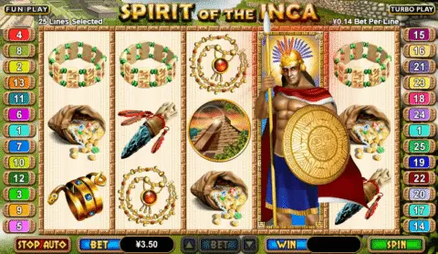 Spirit of the Inca slot free spins