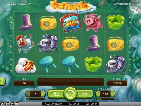 Tornado Farm Escape slot game