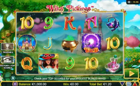 Witch Pickings slot game