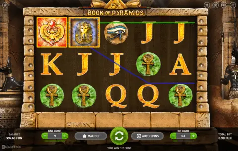 book of pyramids free spins