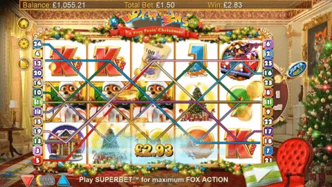 foxin’ wins a very foxin’ christmas slot free spins