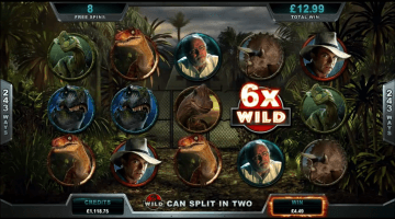 jurassic park slot free spins