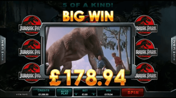 jurassic park slot game