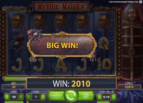 mythic maiden slot game