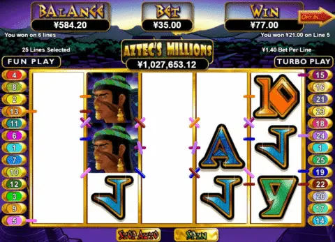 play Aztec’s Millions slot