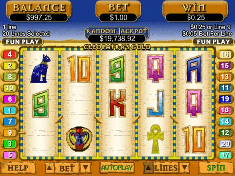 play Cleopatra’s Gold slot