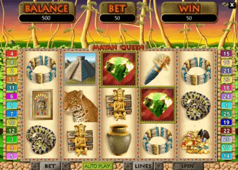 play Mayan Queen slot