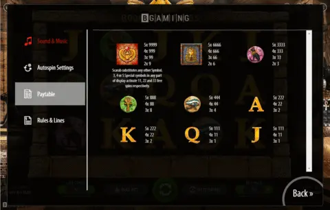 play book of pyramyds slot