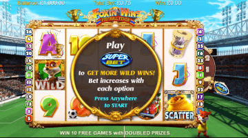 play foxin’ wins football fever slot