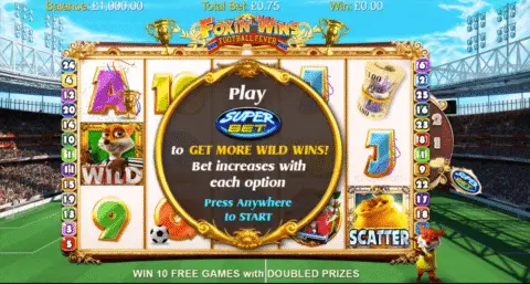play foxin’ wins football fever slot