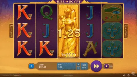 rise of egypt slot free spins