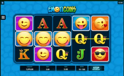 Emoticoins slot free spins