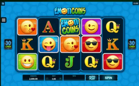Emoticoins slot game