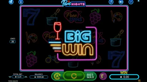 Paris Nights slot free spins