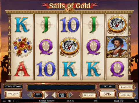 Sails of Gold slot game
