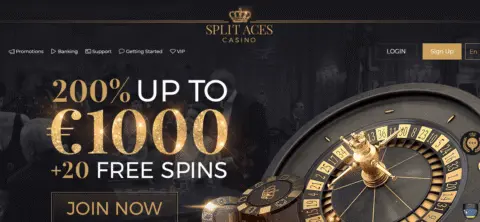 Split Aces casino free spins
