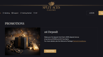Split Aces casino promotions