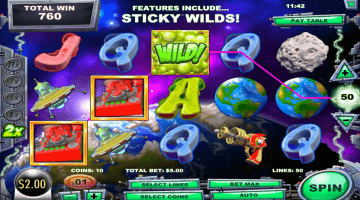 alien spinvasion slot game