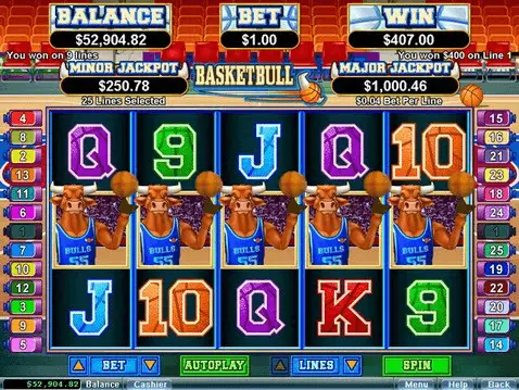 basketbull slot free spins