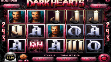 dark hearts slot free spins