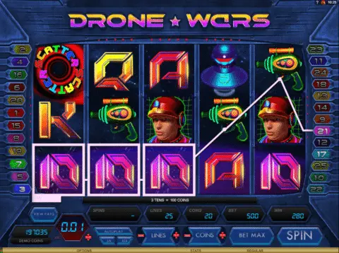 drone wars slot game