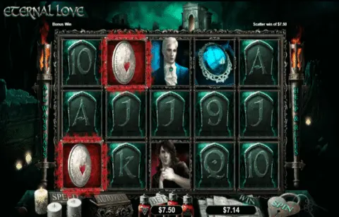 eternal love slot free spins