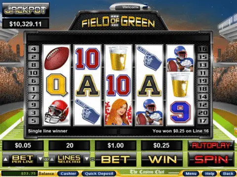 field of green slot game