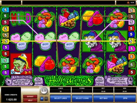 halloweenies slot game