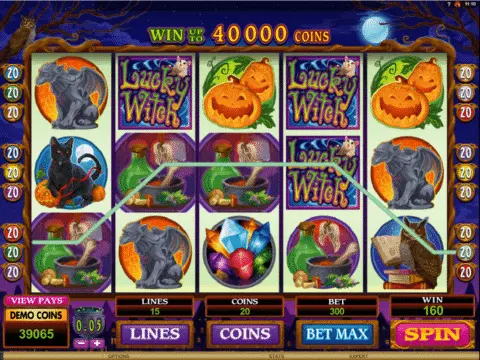 lucky witch slot game