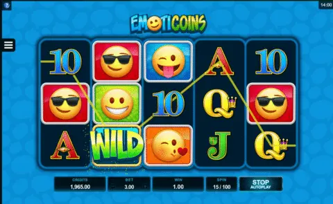 play Emoticoins slot