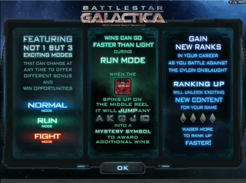 play battlestar galactica slot