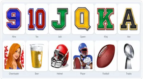 play field of green slot