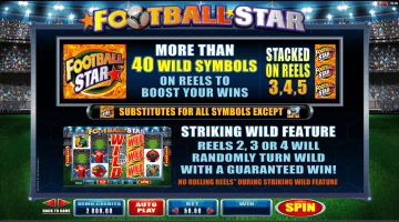 play football star slot