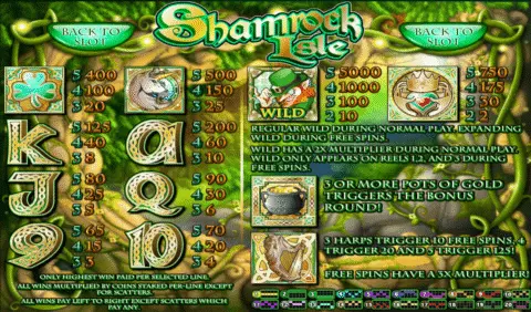 play shamrock isle slot