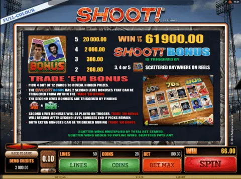 play shoot! slot