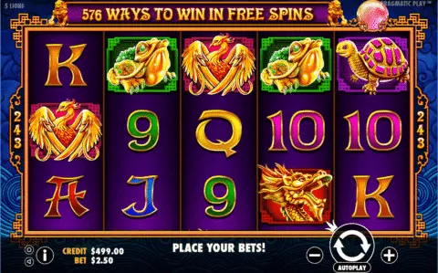 9 Lions slot game