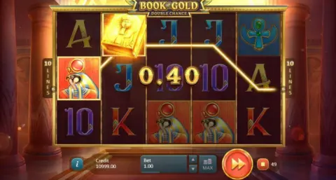 Book of Gold Double Chance slot free spins