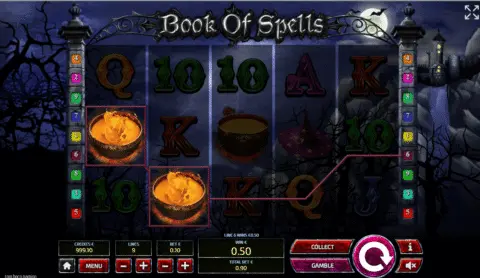 Book of Spells slot free spins