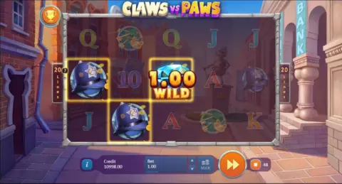 Claws and Paws slot free spins