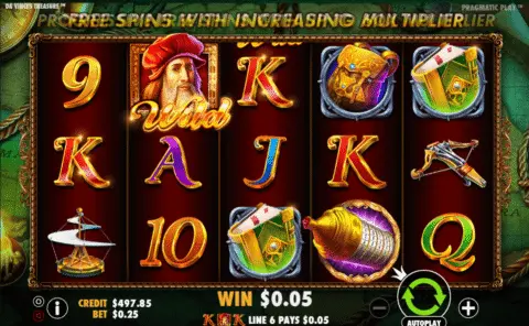 Da Vinci’s Treasure slot game