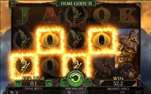 Demi Gods II slot free spins