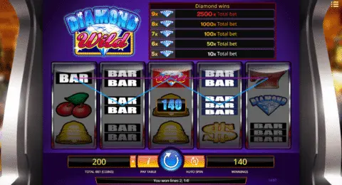 Diamond Wild slot free spins