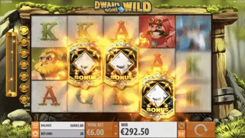 Dwarfs Gone Wild slot free spins